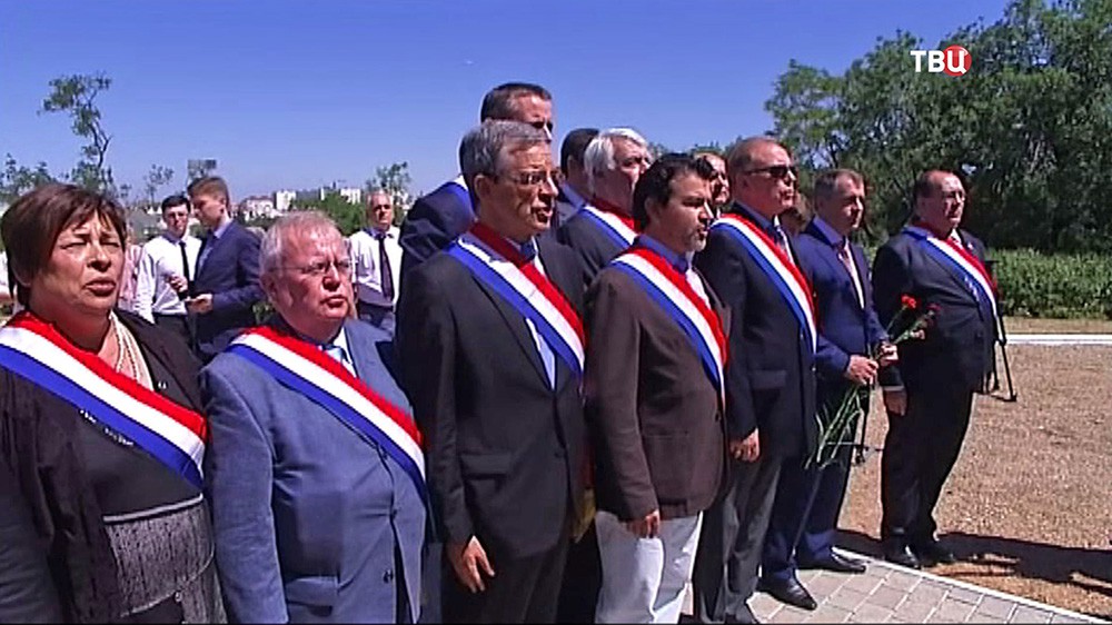 Французская делегация в Крыму 