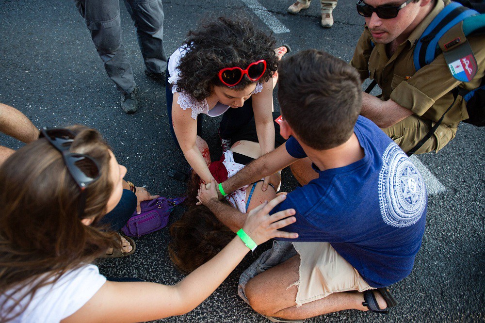 Пострадавшие при нападении на гей-парад в Иерусалиме