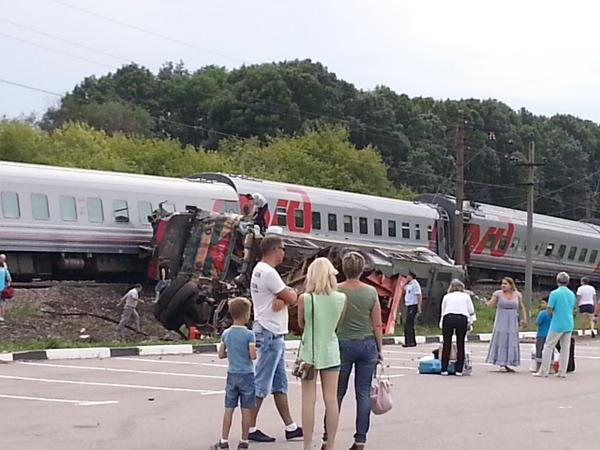 Сход вагонов поезда в Белгородской области