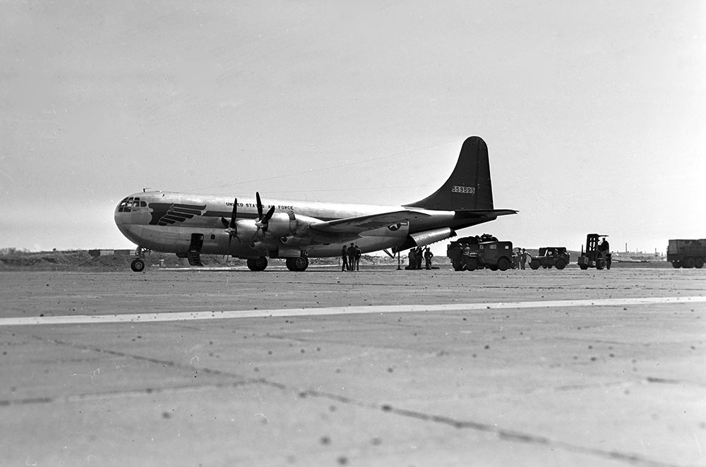 Боинг B-29 самый эффективный бомбардировщик Второй мировой войны, был использован в августе 1945 года для доставки ядерных бомб на Хиросиму и Нагасаки