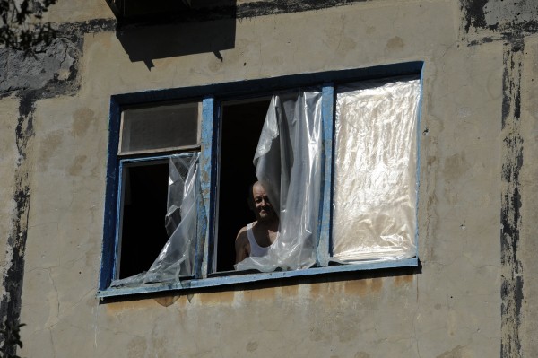 Житель поселка Октябрьский в Куйбышевском районе города Донецка