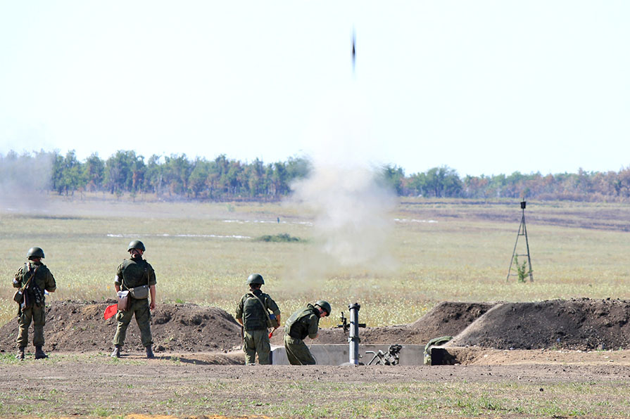 Соревнования артиллеристов на "Армейских играх" 