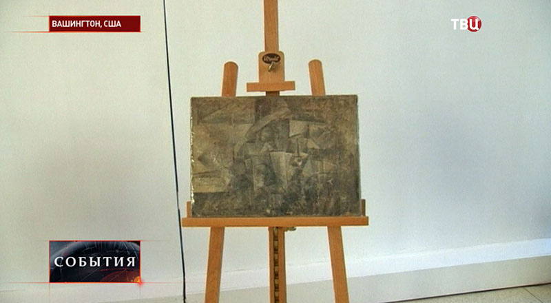 Церемония передачи картина "Парикмахерша" Пабло Пикассо