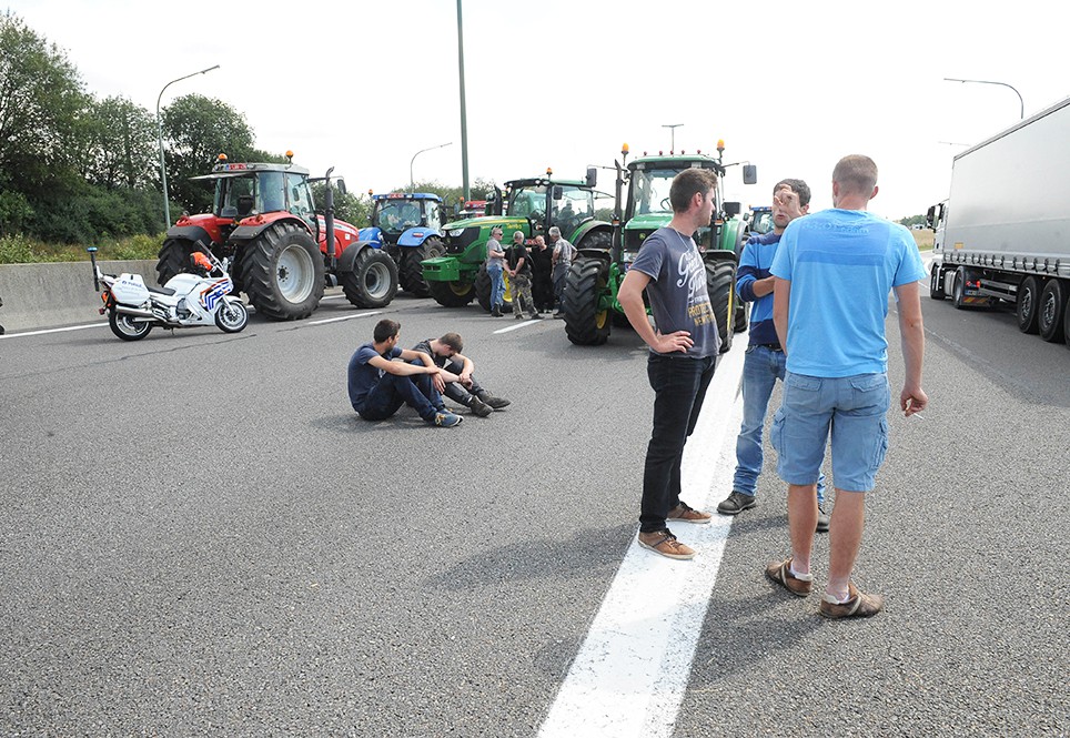 Акция протеста фермеров в Европе
