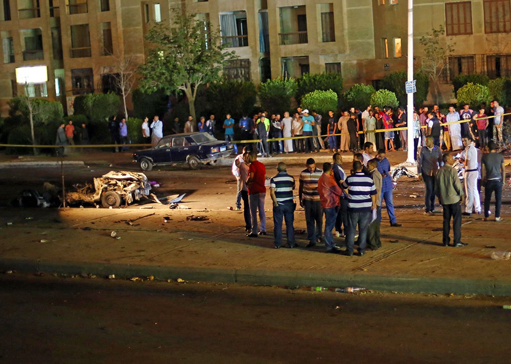 Последствия взрыва в Каире