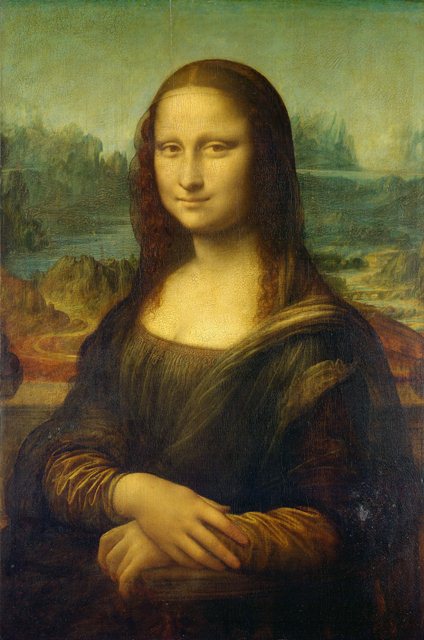 Картина Леонардо Да Винчи "Мона Лиза"
