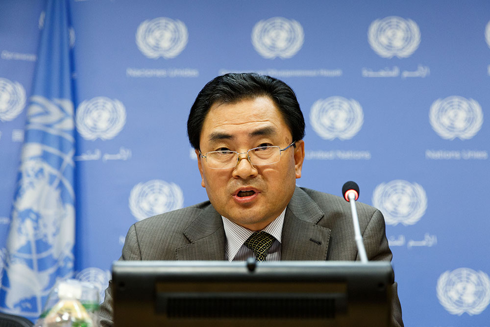 Заместитель постоянного представителя КНДР при ООН Ан Мен Хун