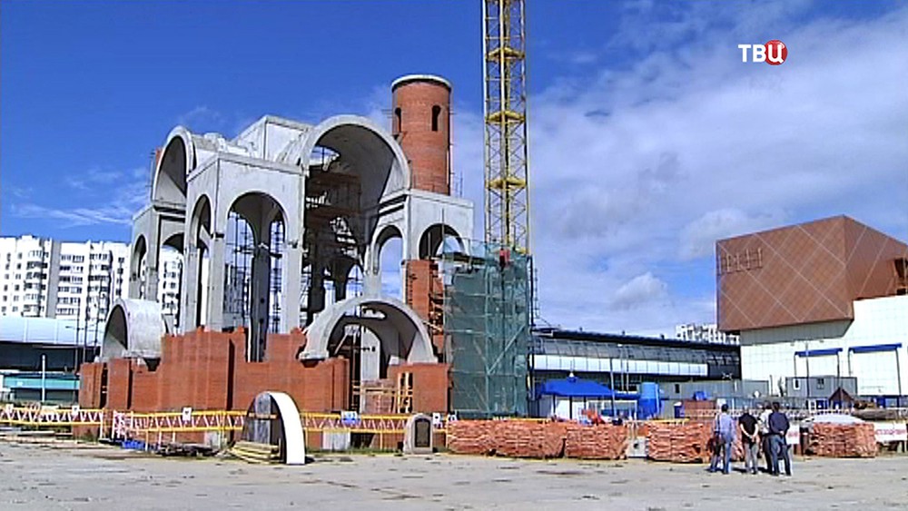 Строительство церкви Святого праведного воина адмирала Федора Ушакова