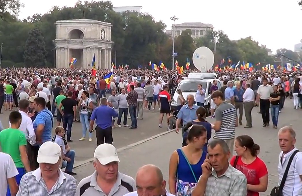 Акция протеста в Кишинёве