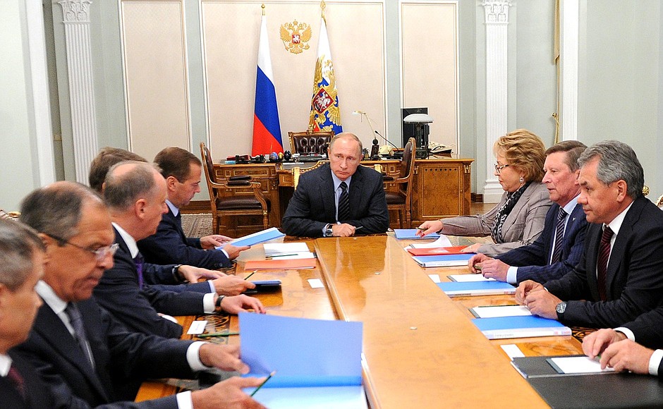 Заседание Совбеза России
