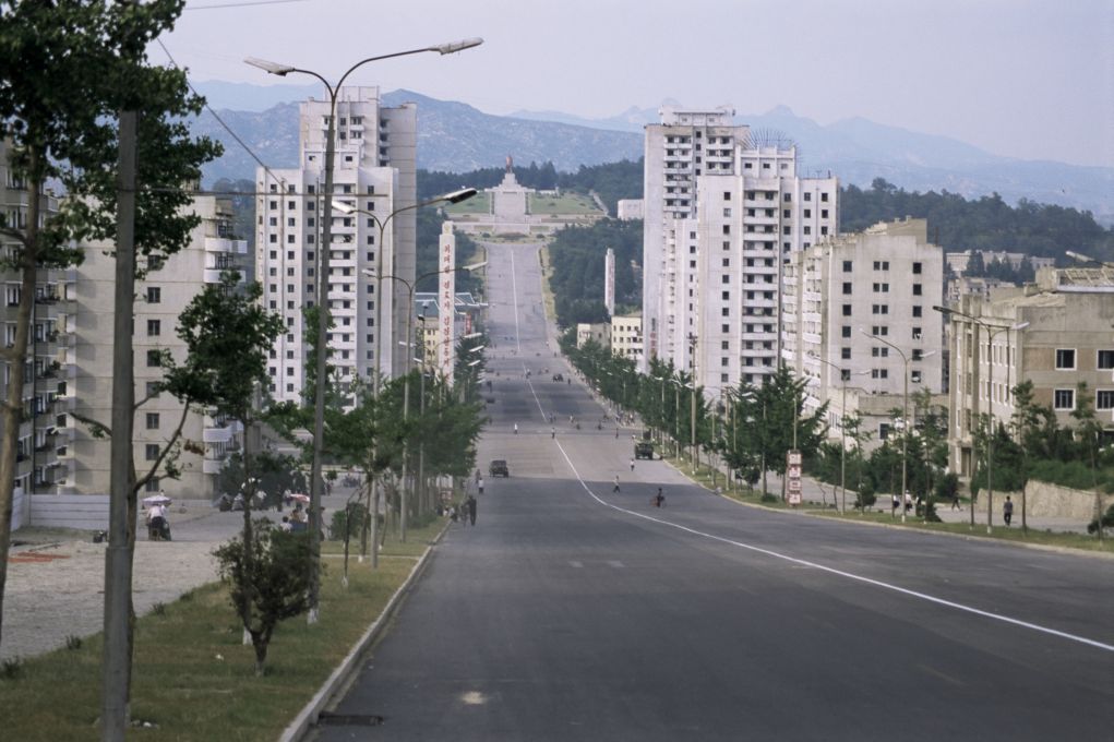 Улица в Северной Корее