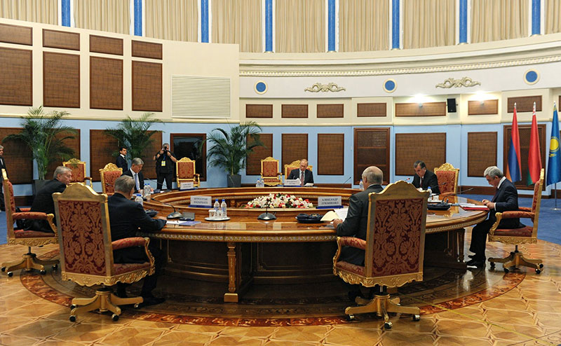 Заседание Совета коллективной безопасности Организации Договора о коллективной безопасности в узком составе
