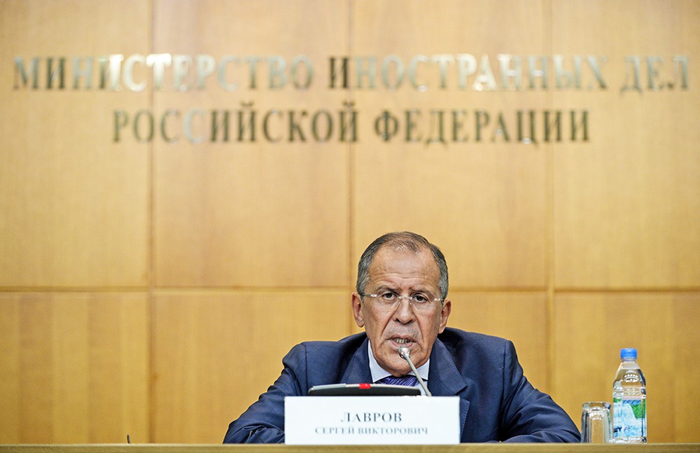 Глава МИД России Сергей Лавров