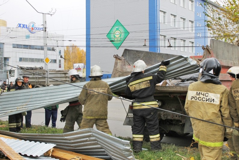 Последствие урагана в Алтайском крае 