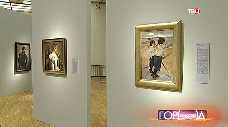 Выставка картин в здании Третьяковской галереи