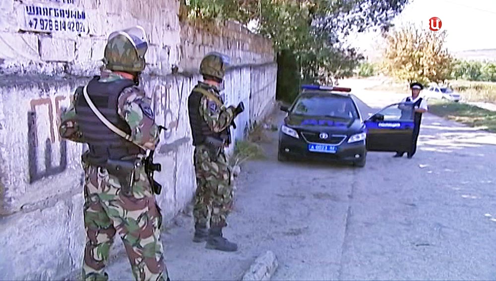 Полиция Крыма на месте происшествия