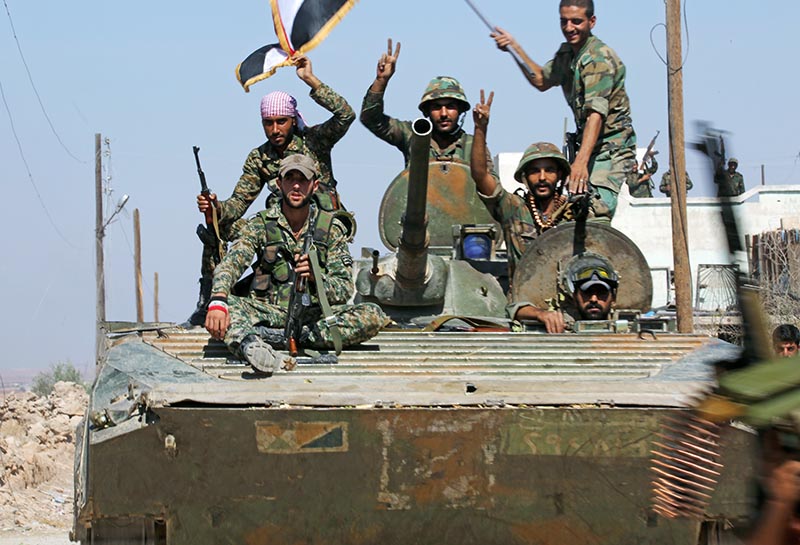Бойцы Сирийской армии