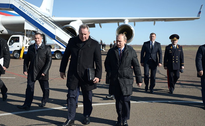 Владимир Путин прибыл в Благовещенск