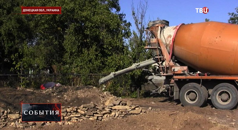 Восстановительные работы в Донецкой области