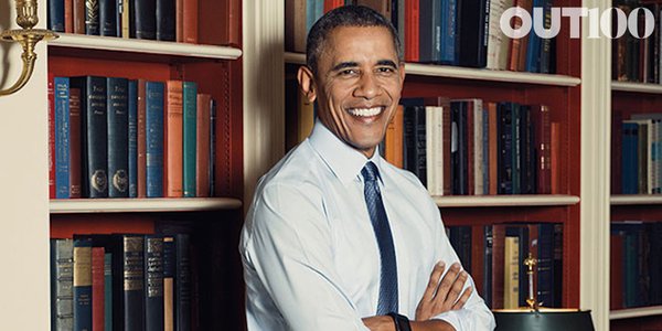Барак Обама на обложке гей-журнала