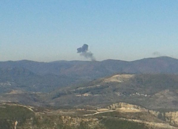Крушение истребителя в районе горах Турции