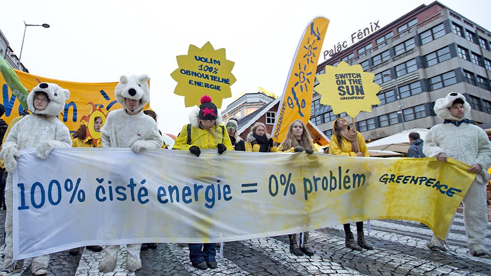 Марш за климатическую справедливость накануне Парижской конференции по изменению климата
