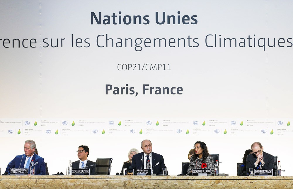 Участники Климатического саммита в Париже