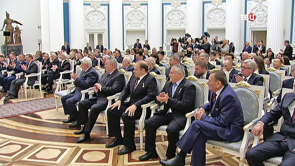 Церемония вручения госнаград в Кремле