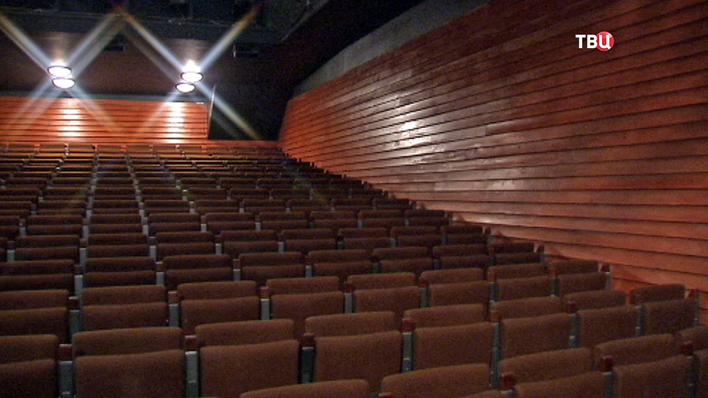 Зрительный зал в Театре на Таганке
