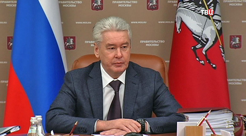 Сергей Собянин на заседании Правительства Москвы