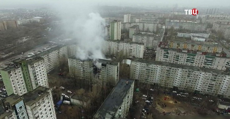 Взрыв бытового газа многоэтажном доме в Волгограде  