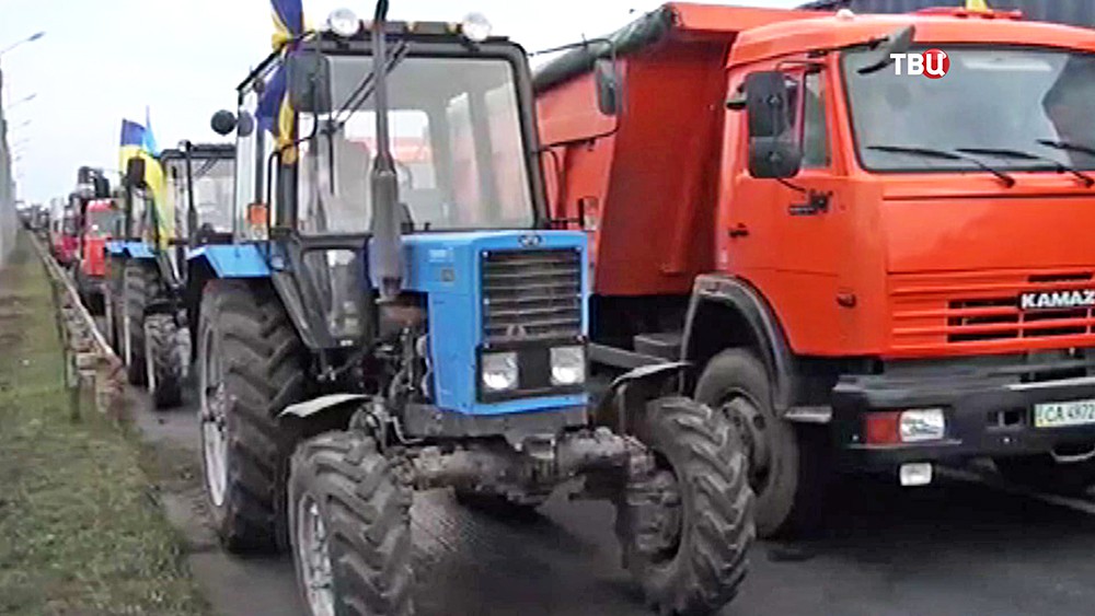 Митинг украинских аграриев