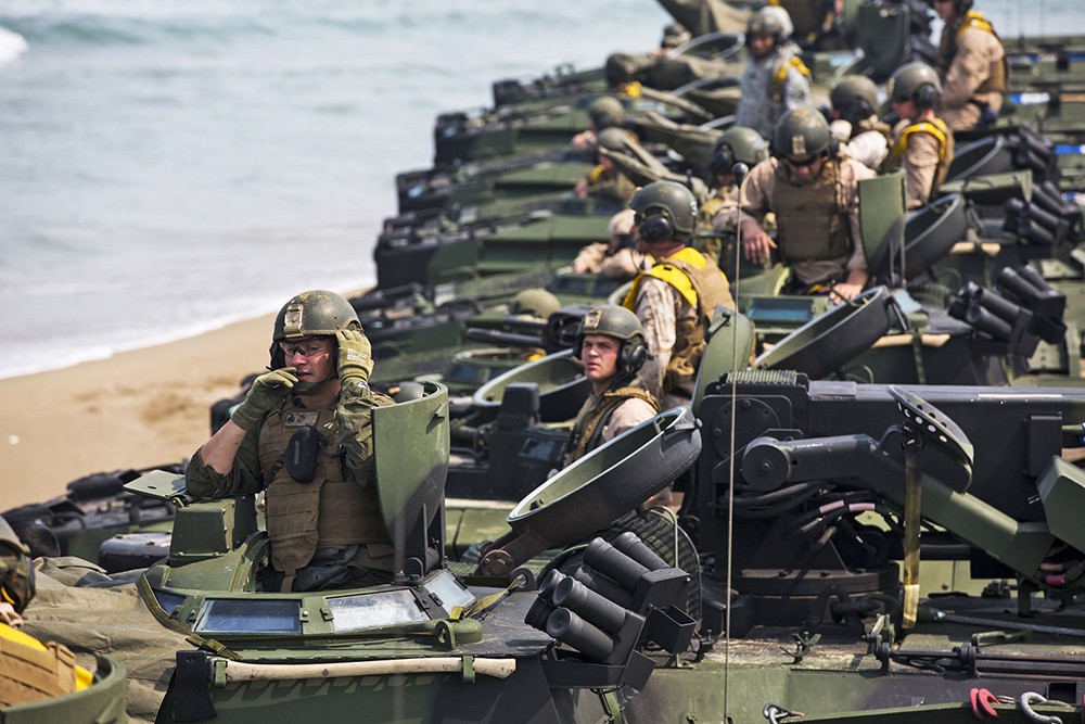 Военнослужащие армии США и Южной Кореи