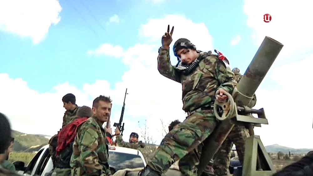 Бойцы армии Сирии