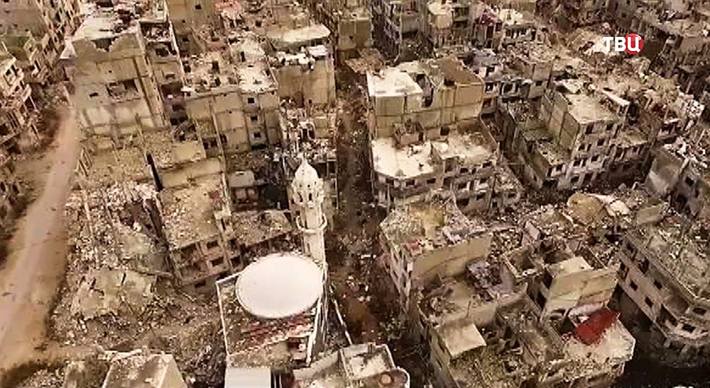 Руины сирийского города Хомс