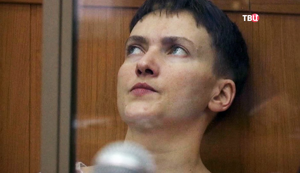 Надежда Савченко в суде