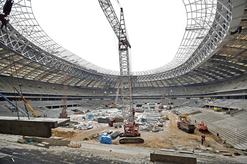 Реконструкции Большой спортивной арены "Лужники"