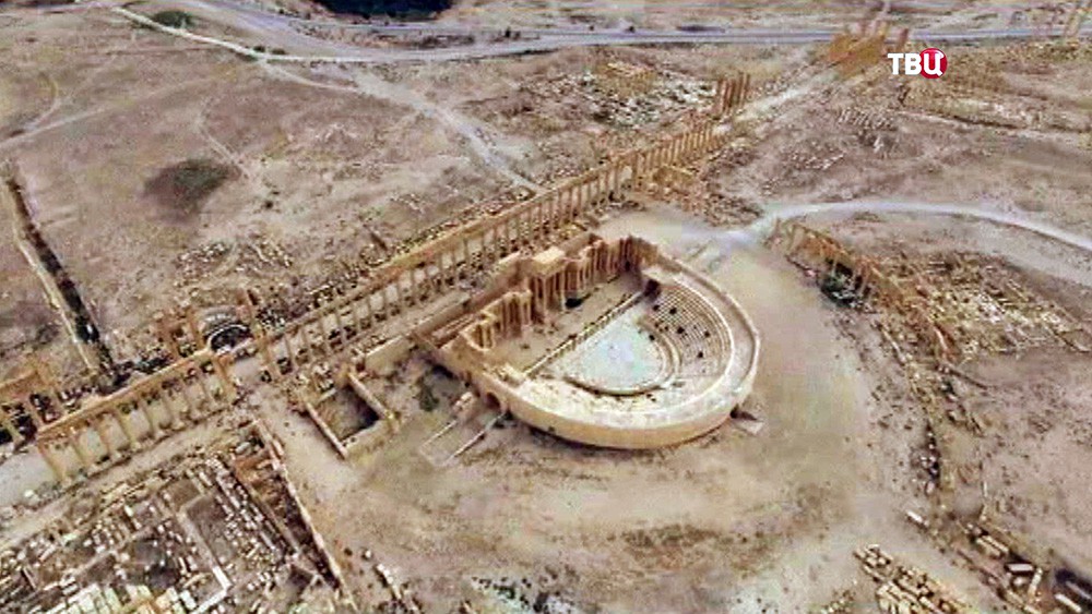 Развалины в сирийском городе Пальмира