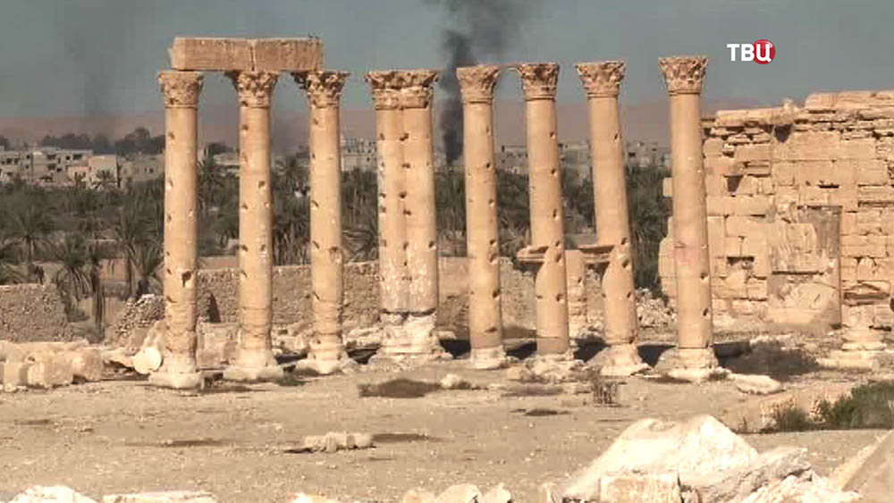 Развалины в сирийском городе Пальмира