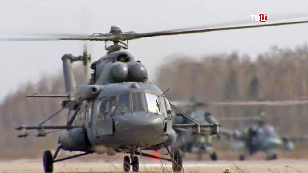 Военные вертолеты ВКС России