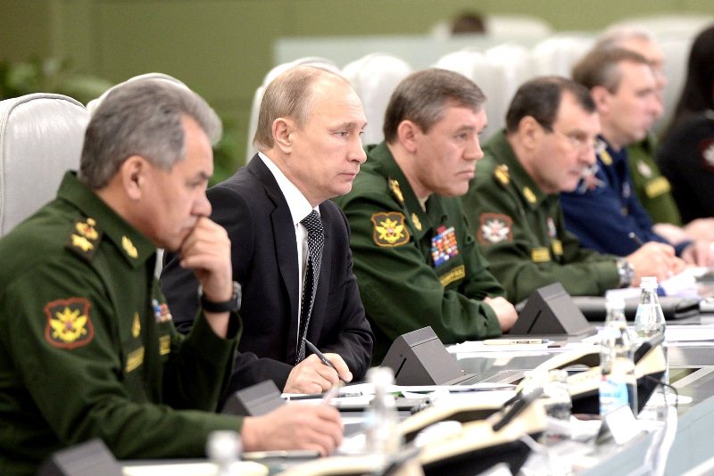 Совещание Владимира Путина с военными