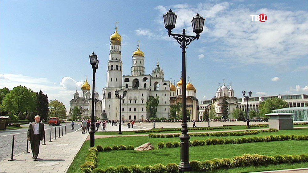 Парк в Московском Кремле