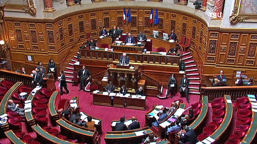 Заседание парламента Франции