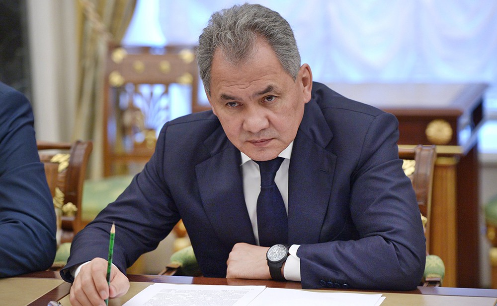 Министр обороны Сергей Шойгу 