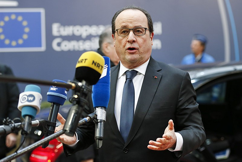 Президент Франции Франсуа Олланд  