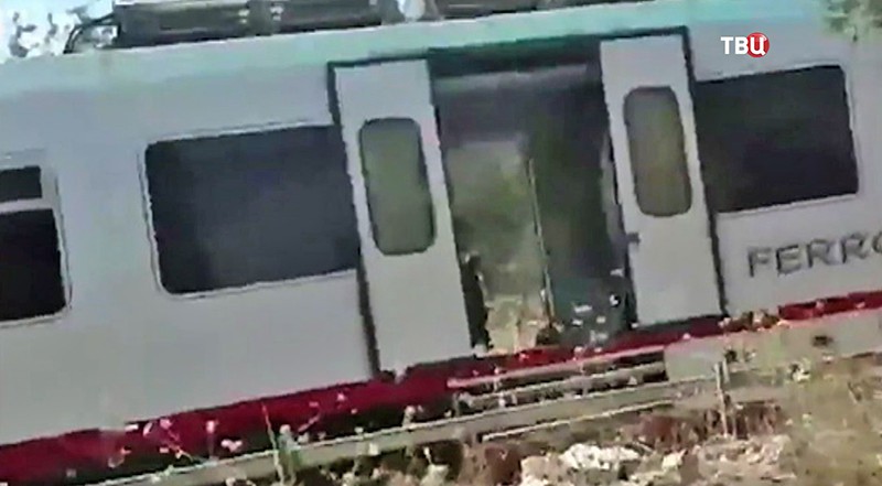 Крушение поезда в Италии