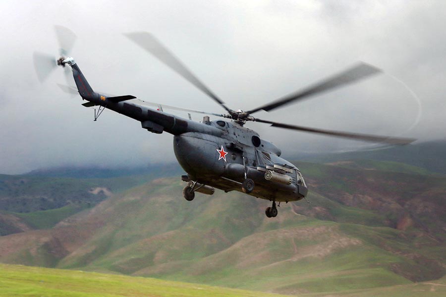 Вертолет Ми-8 ВКС России