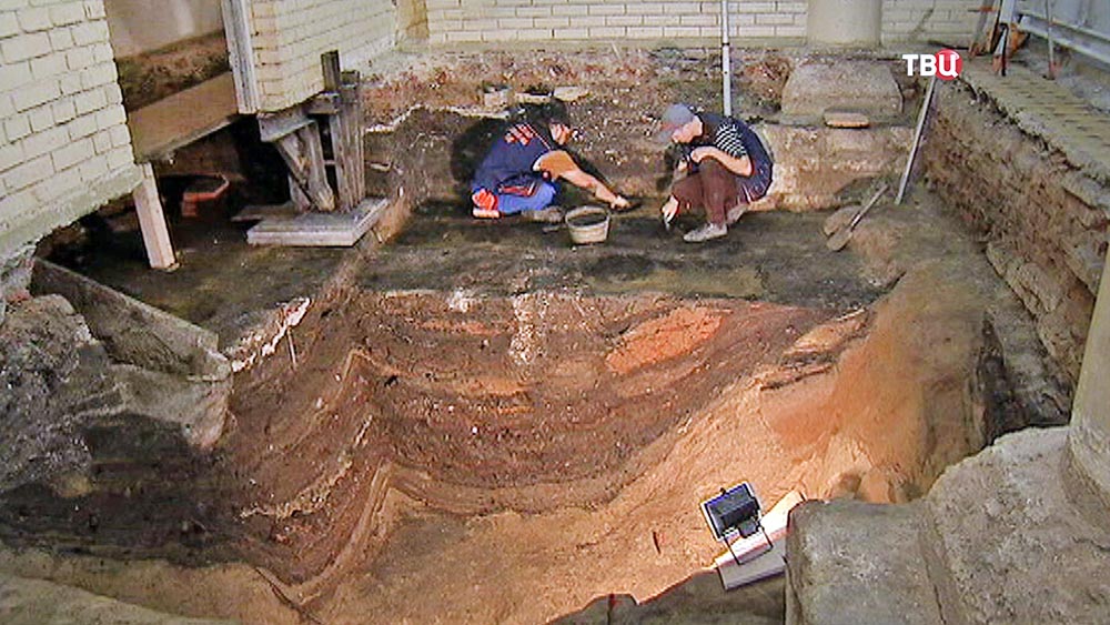 Археологические раскопки на территории Кремля