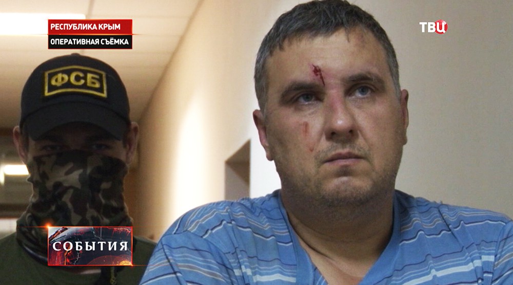 Задержанный сотрудник ГУР министерства обороны Украины