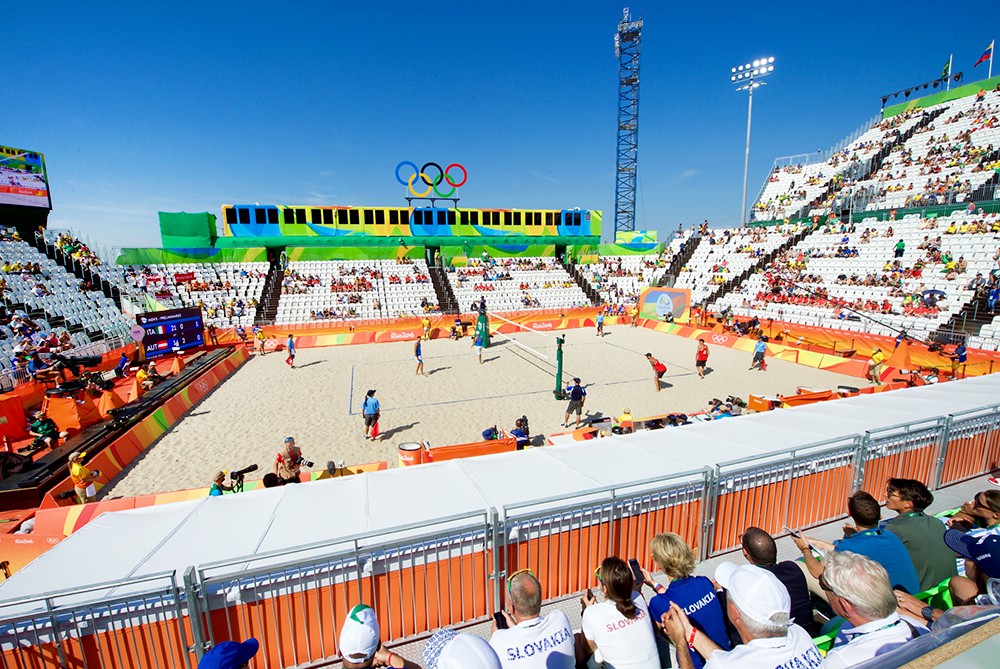 Стадион по пляжному волейболу Олимпийских играх 2016 в Рио-де-Жанейро